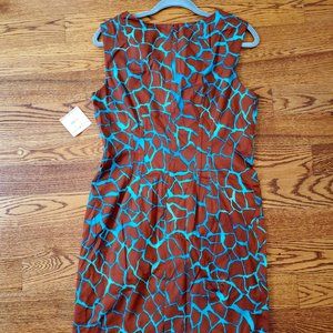Anne Klein Caribbean Combo Sleeveless Dress